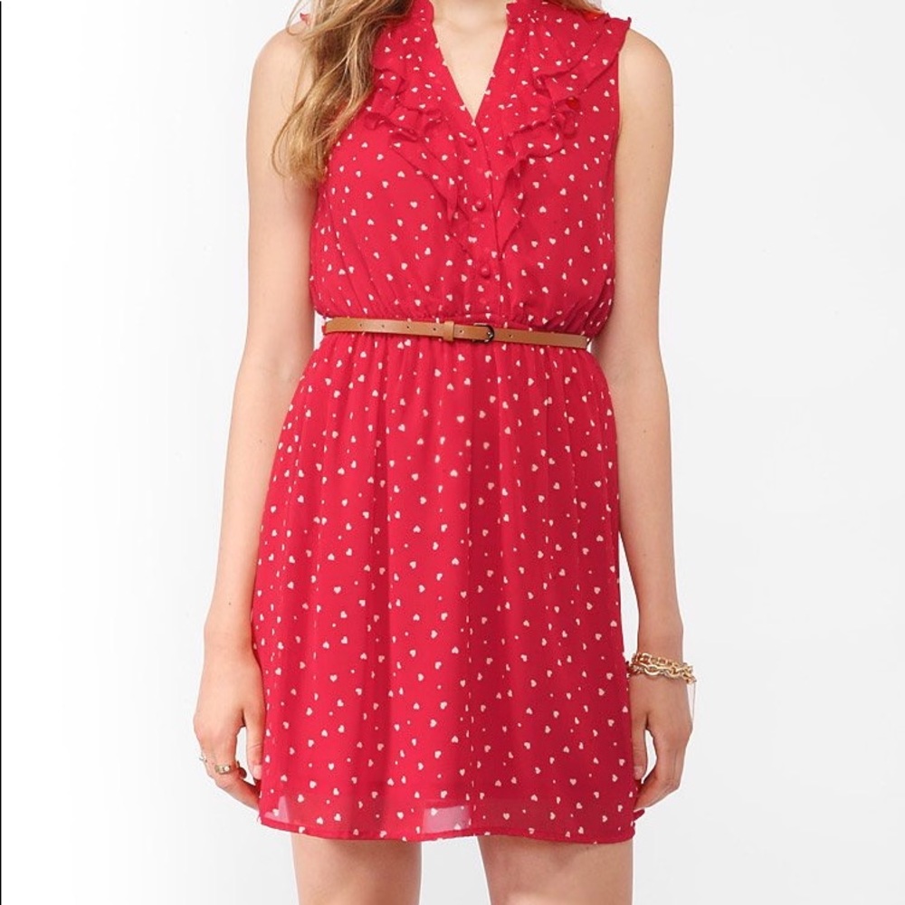 Forever 21 Red Sleeveless Dress